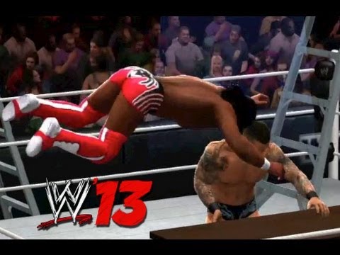 WWE 13: Kofi Kingston Table Break FAIL OMG!