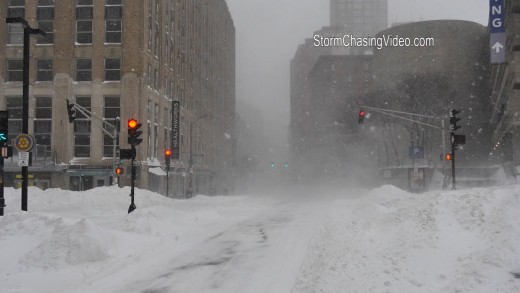 1/27/2015 Boston, MA Morning Blizzard  & Heavy Snow B-Roll