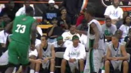 14 year old Lance Stephenson challenges O.J. Mayo at ABCD camp