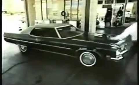 1972 gulf commercial with Dick Van Patten & 1972 Oldsmobile 98 Regency Coupe