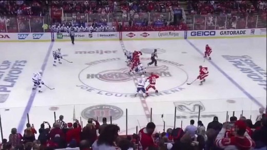 2015 – Game #4 ADSF: Tampa Bay Lightning Vs Detroit Red Wings. April 23rd 2015. (HD)
