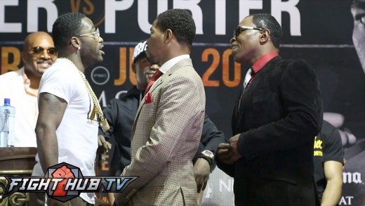 Adrien Broner almost fights Shawn’s Porter dad! Heated confrontation! Complete Video