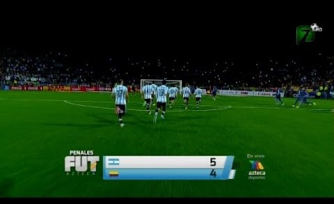Argentina vs Colombia 0-0 [5-4] PENALTIS Cuartos de Final Copa AmÃ©rica Chile 2015 Penales