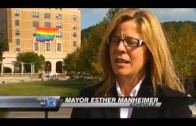 Asheville Council Flies Rainbow Flag