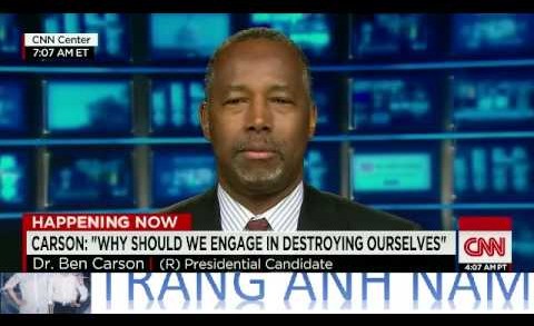 CNN host tries to corner Ben Carson on the gay flag in discussion about Confederate flag