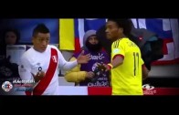 Cuadrado le pega un puÃ±o a Cueva jugador de Peru â¢ Colombia vs Peru Copa AmÃ©rica 2015!!