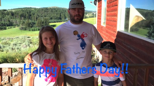 DIY Fathers Day Handprint Shirt!!