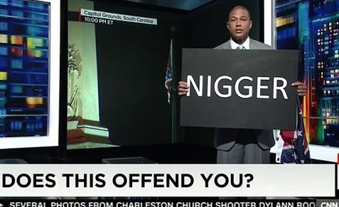 Don Lemon Holds Up N-Word Sign For No Apparent Reason