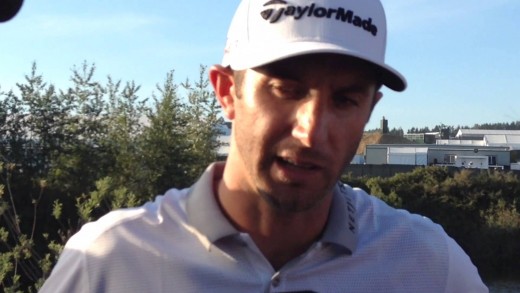 Dustin Johnson after 3-putting on 18th hole