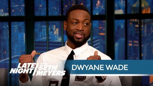 Dwyane Wade Can’t Resist Watching the NBA Playoffs – Late Night with Seth Meyers
