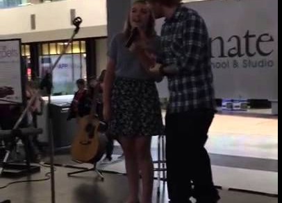 Ed Sheeran surprises young singer with West Edmonton Mall duet