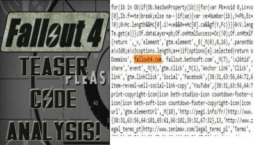 FALLOUT 4: Analyzing Teaser Site Code – What Should We Expect Tomorrow?