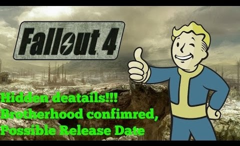 Fallout 4: Trailer Analyzation POSSIBLE RELEASE DATE!!!!!