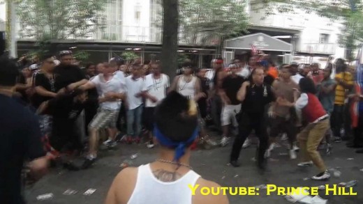 Fight At the Puerto Rican Parade in NYC