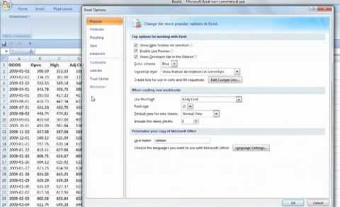 Finance in Microsoft Excel  – Import Yahoo Finance Historical Stock Prices in Excel