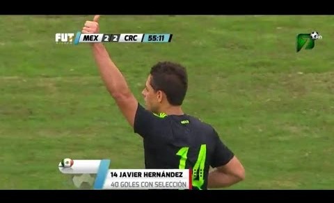 Gol Chicharito Hernandez – Mexico vs Costa Rica 2-2 Amistoso Internacional 2015