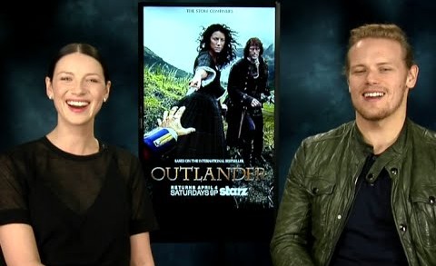 Hilarious Outlander Interview!! Caitriona Balfe & Sam Heughan on Game of Thrones & More!