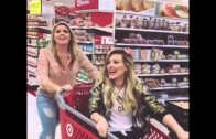 Hilary Duff and Lauren In search of “Breathe In. Breathe Out” at Target in NYC