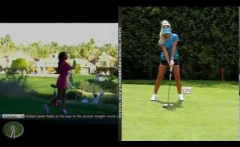 Holly Sonders and Natalie Gulbis: Golf Swing Analysis