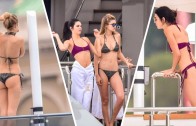 Hot Chicks on Yachts!! Kendall Jenner, Hailey Baldwin & Gigi Hadid