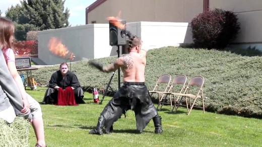 IGNITION Fire Troupe at the Wenatchee Renaissance Faire in Hd