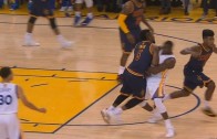 J.R Smith Flagrant Foul on Draymond Green | Warriors vs Cavaliers 2015 NBA Finals Game 5 | June 14th