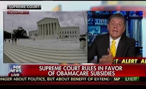 Judge Napolitano On Legal Impact Of Today’s Ruling On Obamacare – Scalia: SCOTUS-Care – Outnumbered