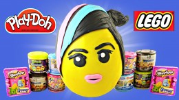 JUMBO WyldStyle LEGO Movie Play Doh Surprise Egg Frozen WWE Shopkins MyLittlePony TMNT Mashems
