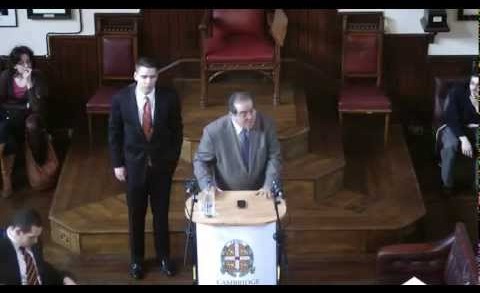 Justice Antonin Scalia at The Cambridge Union Society