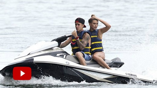 Justin Bieber & Hailey Baldwin Get Cozy During Miami Vacation