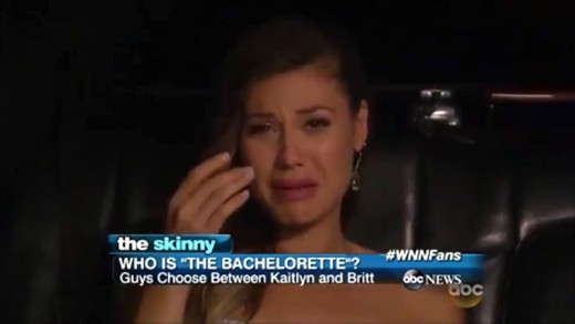 Kaitlyn Bristowe Is Voted New Bachelorette while Britt Nilsson Gets Sent Home In Tears(FULL VIDEO)