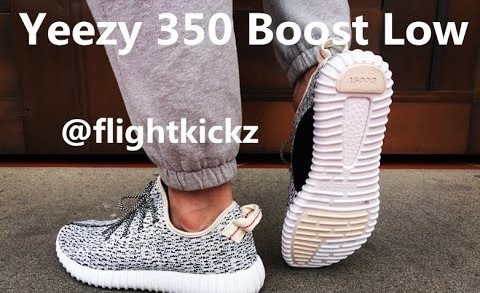 Kanye West Adidas Yeezy 350 Boost Low Shoes On Feet Video