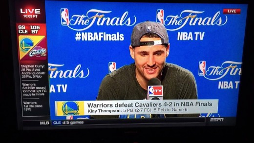Klay Thompson sends a shot at Lebron, then ESPN ethers him