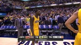Lance Stephenson says WHAT to Wade and gets Ejected