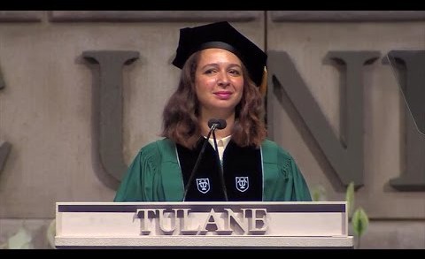 Maya Rudolph delivers commencement laughs to Tulane Class of 2015