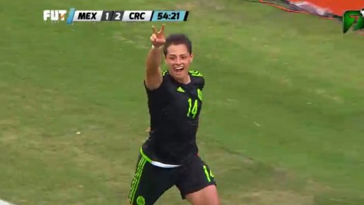 Mexico vs Costa Rica 2015 Gol De Giovani Dos Santos y Gol De Javier Chicharito Hernandez 2015