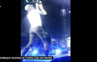 Momento Enrique Iglesias herido por un drone – SLICES HAND