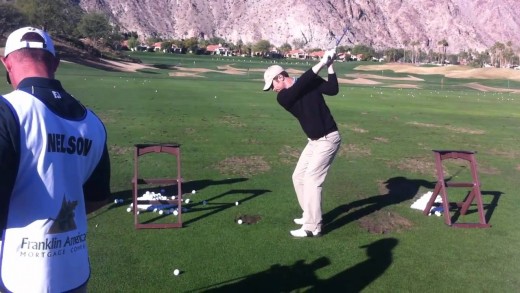 Oliver Hudson golf swing