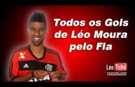 Os 47 gols de LÃ©o Moura pelo Flamengo ao som da torcida Rubro-Negra