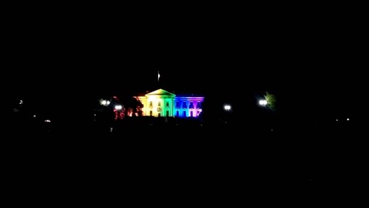 Rainbow White House, Washington, DC 6/26/15