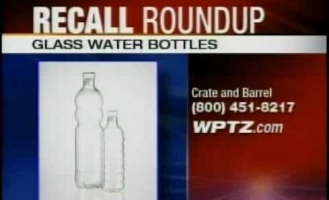 Recalls: More Water Bottles Recalled
