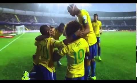 Robinho Goal  Brazil vs Paraguay 1-1
