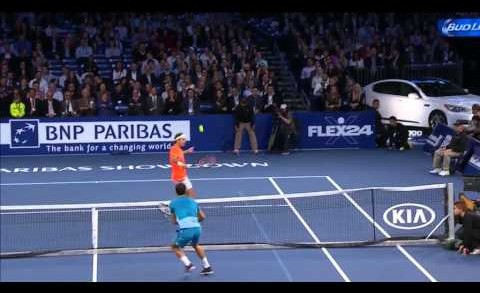 Roger Federer vs Grigor Dimitrov BNP Paribas Showdown NYC Exhibition