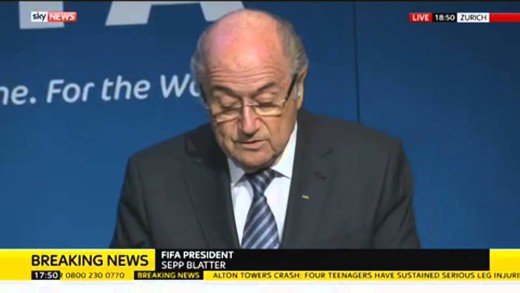 Sepp Blatter Quits As FIFA President