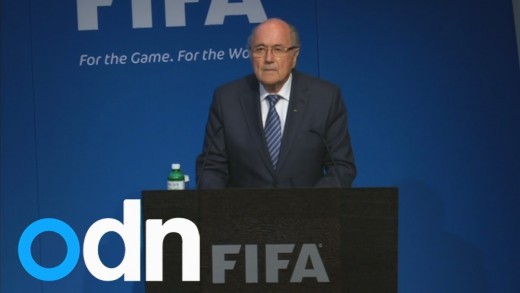 Sepp Blatter resigns as Fifa president
