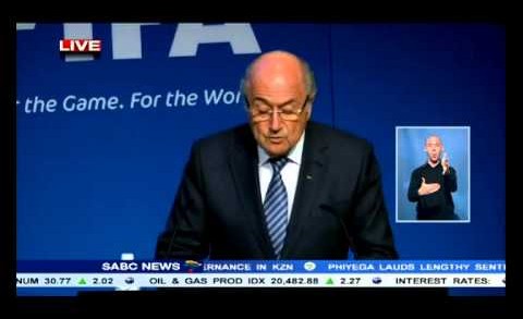 Sepp Blatter says he will step down as FIFA president
