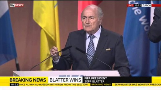 Sepp Blatter Wins Fifth Term As FIFA President