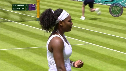 Serena Williams 1R – Highlights Wimbledon 2015