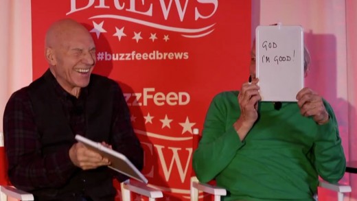 Sir Patrick Stewart and Sir Ian McKellen Play The Newlywed Game