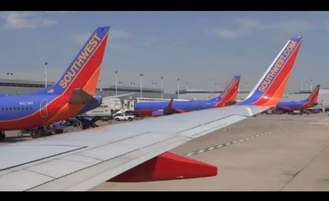 Southwest Airlines Boeing 737-700 Takeoff — Chicago Midway Airport KMDW / MDW + Enroute to LAX